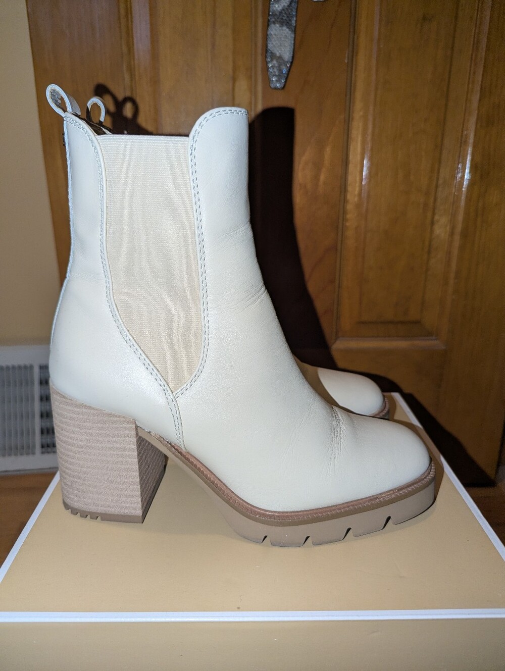 Cream Sam Edelman Booties